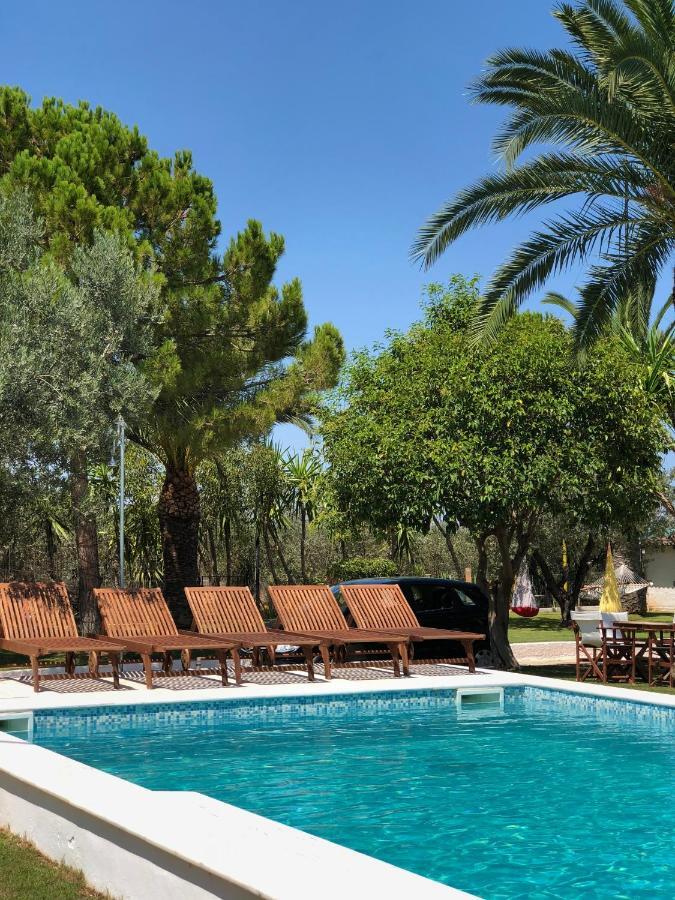 Country Villa Peloponnese With Tennis Court And Pool Zevgolateion ภายนอก รูปภาพ